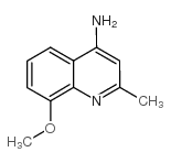 4-AMINO-8-METHOXY-2-METHYLQUINOLINE structure