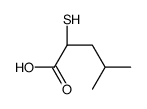 (2S)-4-methyl-2-sulfanylpentanoic acid结构式