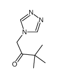 3,3-dimethyl-1-(1,2,4-triazol-4-yl)butan-2-one结构式