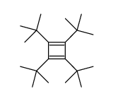 1,3-Cyclobutadiene,1,2,3,4-tetrakis(t-butyl) structure