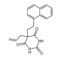 5-Allyl-5-[2-(1-naphtyl)ethyl]-2,4,6(1H,3H,5H)-pyrimidinetrione structure