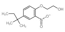 2-[4-(2-methylbutan-2-yl)-2-nitro-phenoxy]ethanol结构式