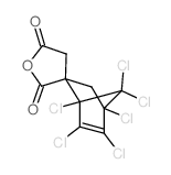 Spiro[bicyclo[2.2.1]hept-5-ene-2,3'(4'H)-furan]-2',5'-dione,1,4,5,6,7,7-hexachloro- Structure