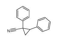 1,2-diphenylcyclopropanecarbonitrile结构式