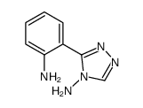 3-(2-aminophenyl)-1,2,4-triazol-4-amine结构式