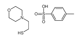 4-methylbenzenesulfonic acid,2-morpholin-4-ylethanethiol Structure