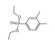 diethyl (3,4-dimethylphenyl)phosphonate Structure