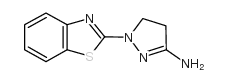 1H-Pyrazol-3-amine,1-(2-benzothiazolyl)-4,5-dihydro-(9CI) Structure