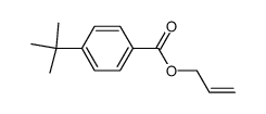 allyl 4-(tert-butyl)benzoate结构式