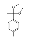 1-(1,1-dimethoxyethyl)-4-fluorobenzene Structure