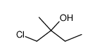 1-CHLORO-2-METHYL-2-BUTANOL Structure