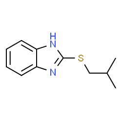 2-(Isobutylthio)-1H-benzimidazole Structure