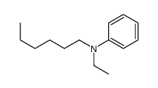 N-ethyl-N-hexylaniline结构式