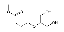 methyl 4-(1,3-dihydroxypropan-2-yloxy)butanoate结构式