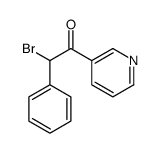 2-bromo-2-phenyl-1-pyridin-3-ylethanone Structure