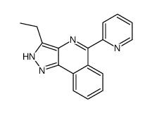 3-ethyl-5-pyridin-2-yl-2H-pyrazolo[4,3-c]isoquinoline结构式