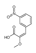 2-methoxy-3-(3-nitrophenyl)prop-2-enoic acid结构式