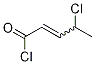 4-Chloro-2-pentenoyl Chloride结构式