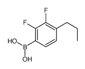 Boronic acid, (2,3-difluoro-4-propylphenyl)- (9CI) structure