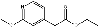 ethyl 2-(2-methoxypyridin-4-yl)acetate结构式
