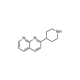 2-(4-Piperidinyl)-1,8-naphthyridine Structure