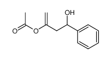 4-hydroxy-4-phenylbut-1-en-2-yl acetate Structure