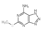 1H-v-Triazolo(4,5-d)pyrimidine, 7-amino-5-(methylthio)- picture