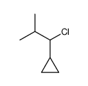 (1-chloro-2-methylpropyl)cyclopropane结构式