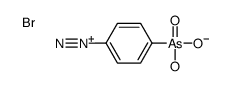 4-arsonobenzenediazonium,bromide Structure