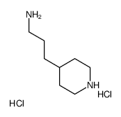 3-piperidin-4-ylpropan-1-amine,dihydrochloride Structure