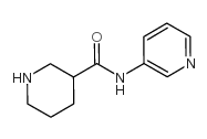 PIPERIDINE-3-CARBOXYLIC ACID PYRIDIN-3-YLAMIDE Structure