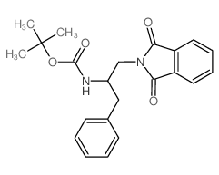 N-[2-Benzyl-2-(Boc-amino)ethyl]isoindole-1,3-dione结构式