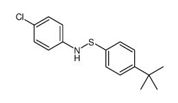 N-(4-tert-butylphenyl)sulfanyl-4-chloroaniline Structure