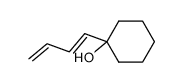 cyclohexyl-1 pentadiene-2,4 ol-1结构式