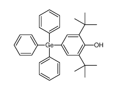 2,6-ditert-butyl-4-triphenylgermylphenol Structure