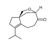 (1S,9R)-4-Isopropyl-10-oxa-tricyclo[7.2.1.01,5]dodec-4-en-8-one结构式