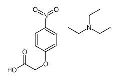 N,N-diethylethanamine,2-(4-nitrophenoxy)acetic acid结构式