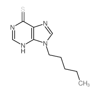 9H-Purine-6-thiol, 9-pentyl- picture