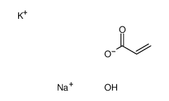 potassium,sodium,hydrogen sulfite,prop-2-enoic acid结构式