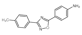 4-[3-(4-methylphenyl)-1,2,4-oxadiazol-5-yl]aniline结构式