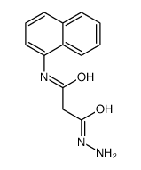 3-hydrazinyl-N-naphthalen-1-yl-3-oxopropanamide Structure