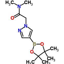 N,N-二甲基-2-(4-(4,4,5,5-四甲基-1,3,2-二氧杂戊环-2-基)-1H-吡唑-1-基)乙酰胺图片