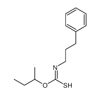 O-butan-2-yl N-(3-phenylpropyl)carbamothioate结构式