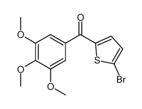 2-bromo-5-(3,4,5-trimethoxybenzoyl)thiophene Structure