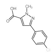 3-(4-CHLOROPHENYL)-1-METHYL-1H-PYRAZOLE-5-CARBOXYLIC ACID picture