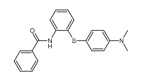 4'-Dimethylamino-2-benzamino-diphenylsulfid结构式