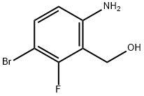 (6-amino-3-bromo-2-fluorophenyl)methanol picture