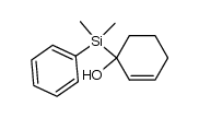 1-(dimethylphenylsilyl)-cyclohex-2-en-1-ol Structure