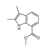 methyl 2,3-dimethyl-1H-indole-7-carboxylate Structure