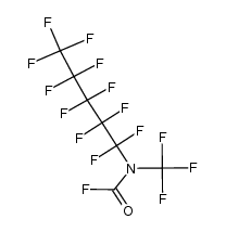 perfluoro(N-methyl,N-n-pentylcarbamoyl fluoride)结构式